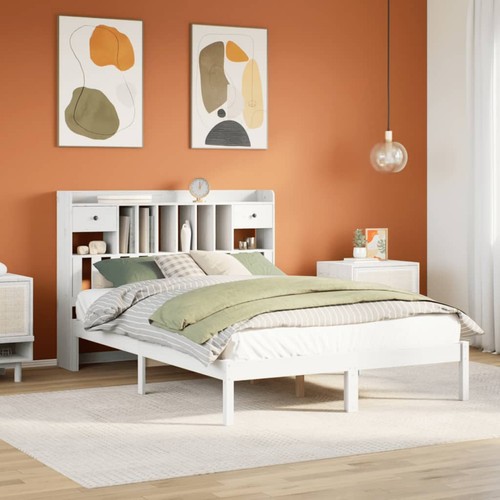 Massivholzbett mit regal ohne - mit,