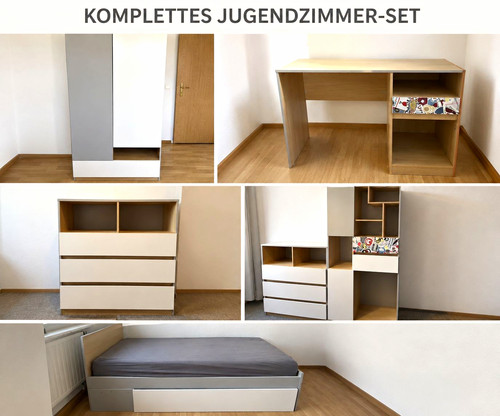 Myday jugendzimmer set - jugendzimmer-set, 5-tlg