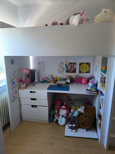 Ikea hochbett weiß - hochbett, holz