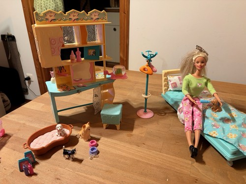 Barbie schlafzimmer möbelset - barbie, schlafzimmer-möbelset