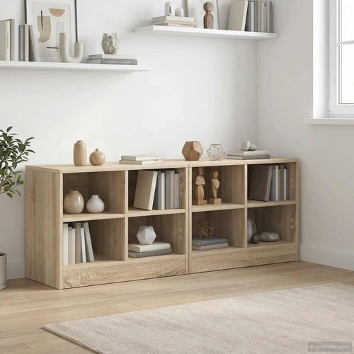 Tlg bettschrank 66x33x48 cm - 2-tlg.,