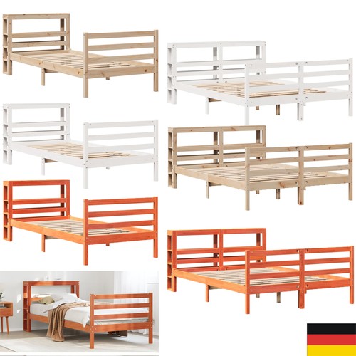 Massivholzbett einzelbett - massivholzbett,