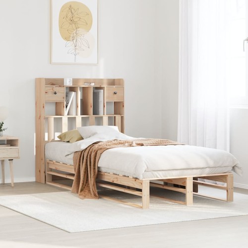 Vidaxl massivholzbett mit - massivholzbett,